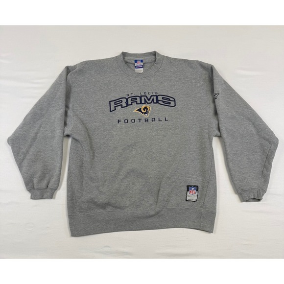 Reebok Other - Vintage St Louis Rams NFL Sweatshirt Mens XL Gray Embroidered Pullover Reebok